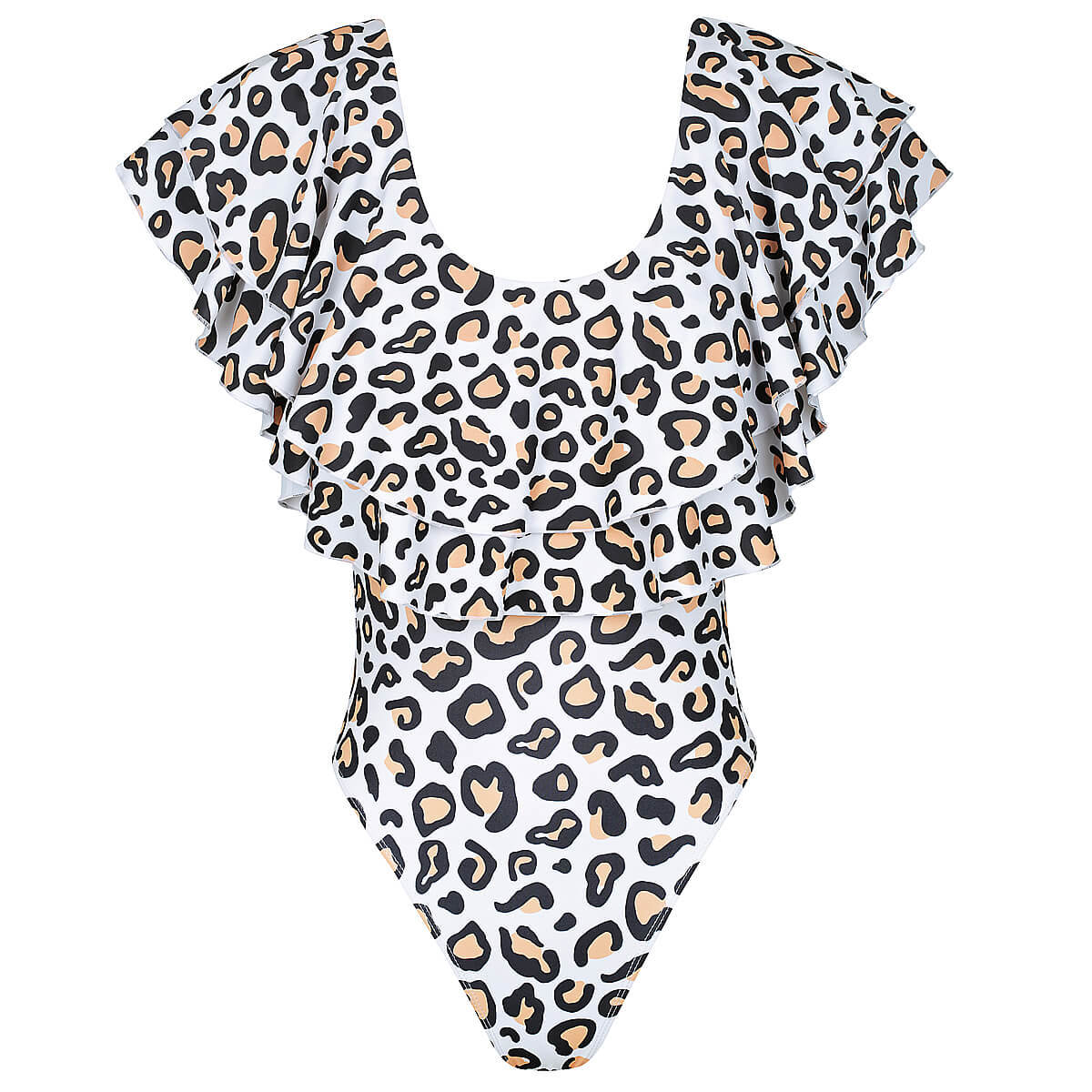 Wholesale Ruffled Polyester Parent-Child Swimwear
